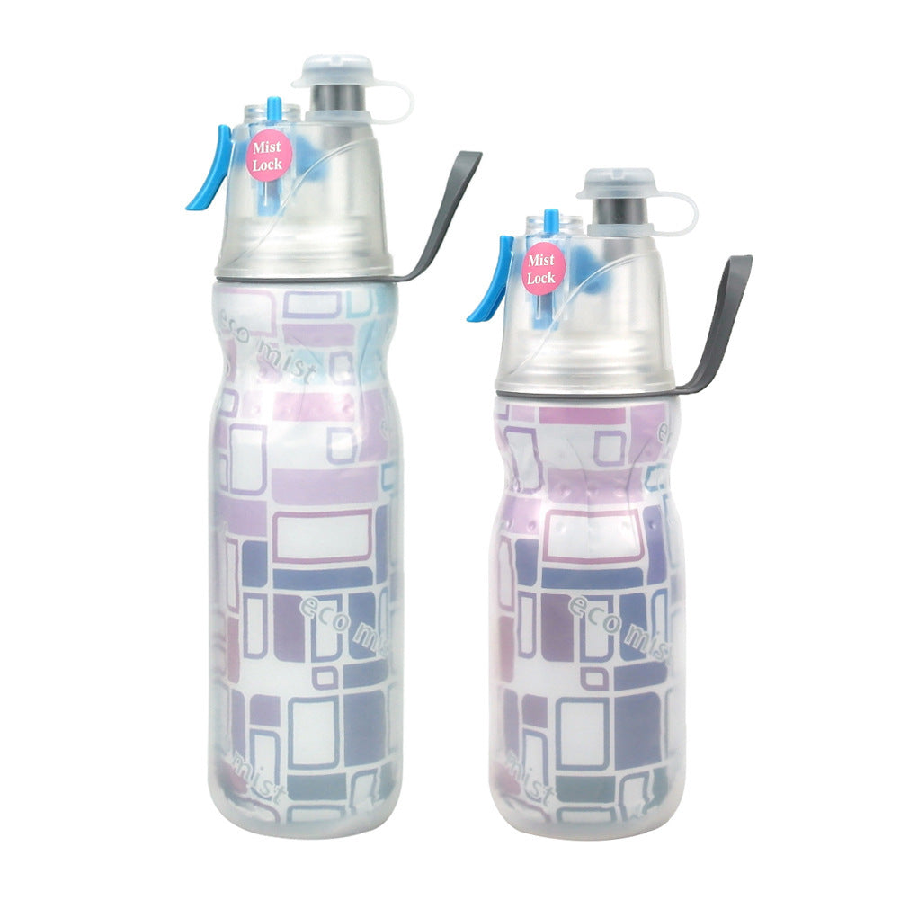 Sporttrinkflasche mit Sprühfunktion, 470–590 ml