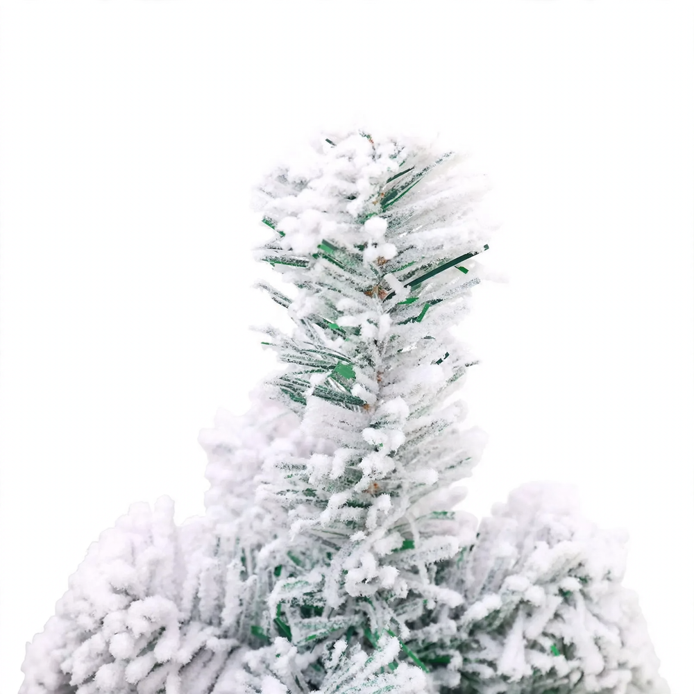 Künstlicher Mini-Weihnachtsbaum mit Schnee-Effekt