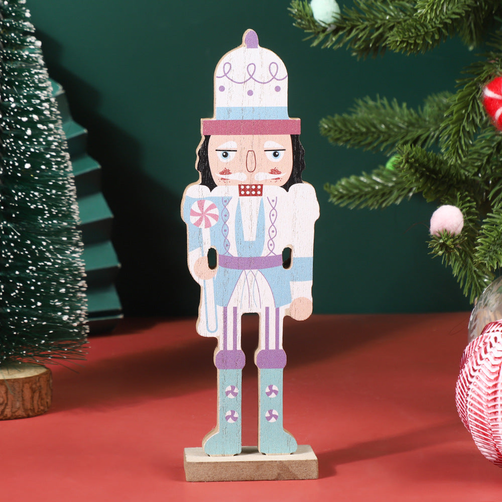 Dekorative Nussknacker-Figur aus Buchenholz