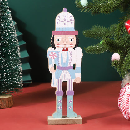 Dekorative Nussknacker-Figur aus Buchenholz