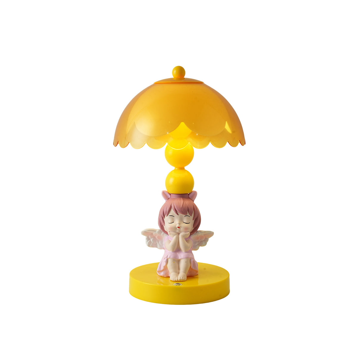 Engel-Tischlampe mit Farbwechsel
