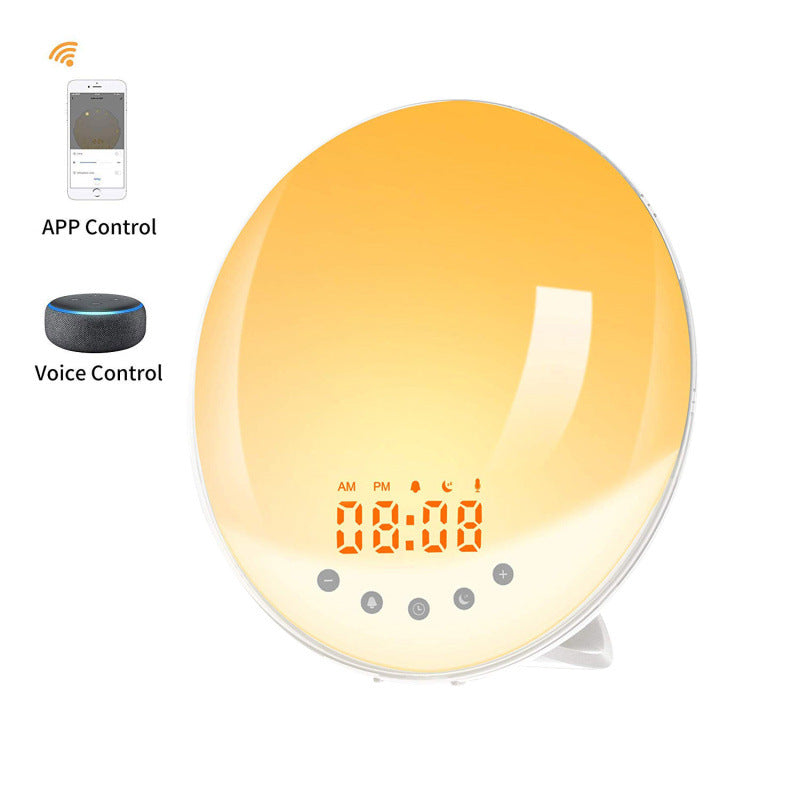 WiFi LED-Wecklicht mit Sprachsteuerung und Farbwechsel