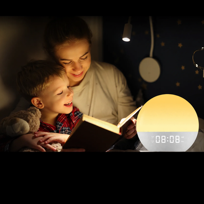LED-Wecklicht mit Sonnenaufgangssimulation und Weißem Rauschen