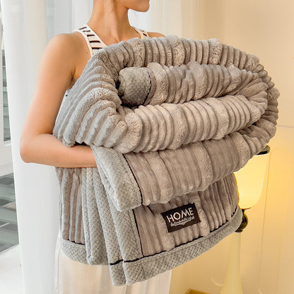 Flauschige Wohndecke, unifarben, verschiedene Größen