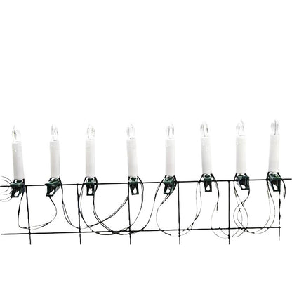 LED-Lichterkette mit Kerzen-Clips