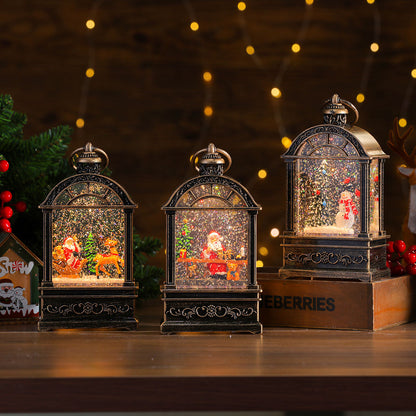 Dekorative Weihnachts-Fensterleuchte mit Musik und Licht
