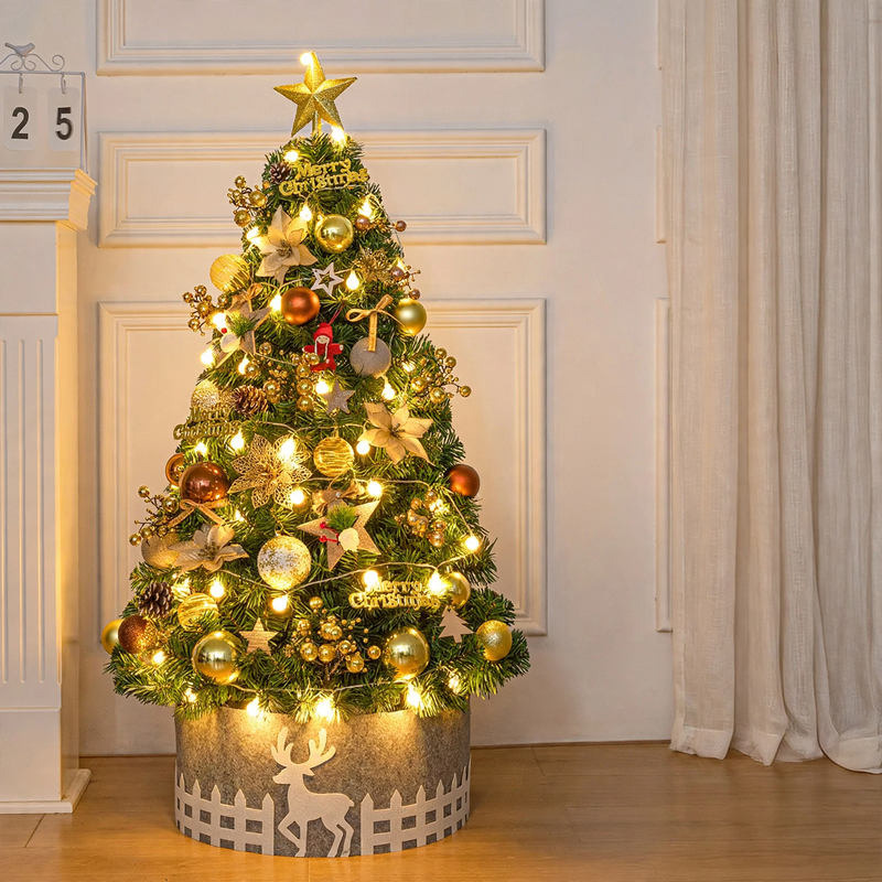 Mini-Weihnachtsbaum-Set, 60 cm, PVC, Tischdekoration