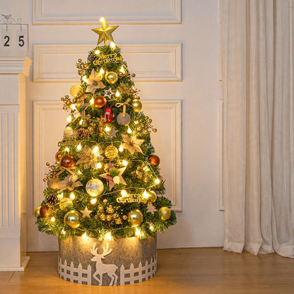 Mini-Weihnachtsbaum-Set, 60 cm, PVC, Tischdekoration