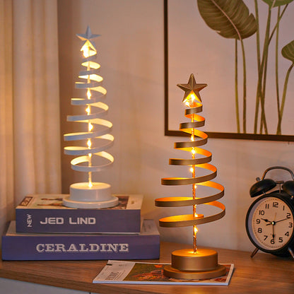 Dekorative LED-Tischleuchte aus Eisen im Weihnachtsdesign