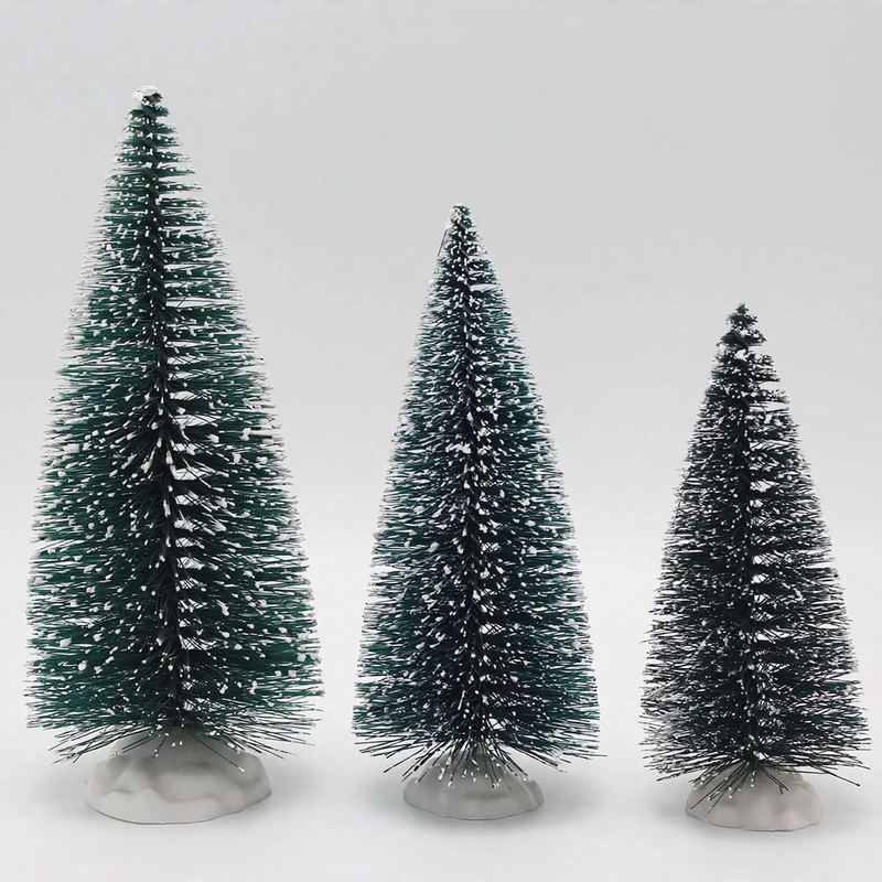 Mini-Weihnachtsbaum mit Schnee-Effekt für Tischdekoration