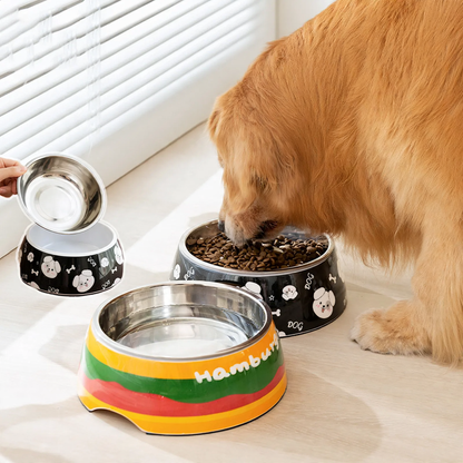Futternapf für große Hunde, Edelstahl