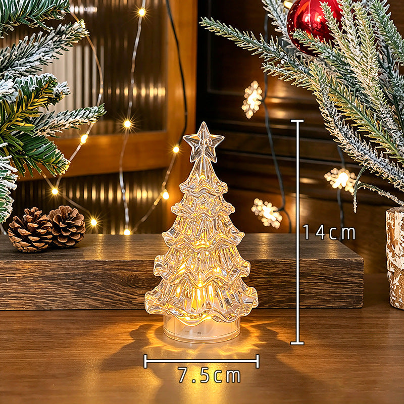 LED-Weihnachtsbaum-Nachtlicht mit Stern