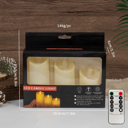 LED-Echtwachs-Optik Kerzen mit Fernbedienung