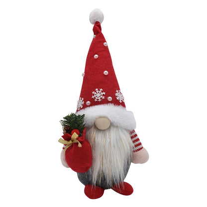 Weihnachts-Wichtel Dekofigur aus Stoff