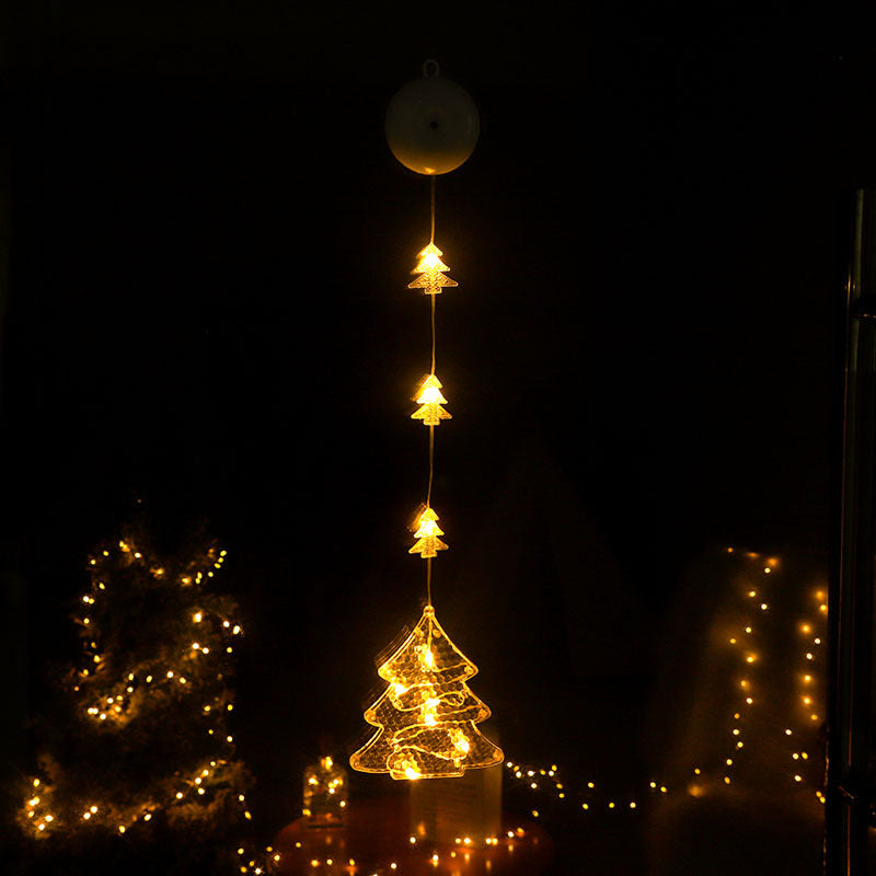 LED-Weihnachts-Sauglicht für Fenster