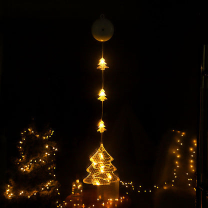 LED-Weihnachts-Sauglicht für Fenster