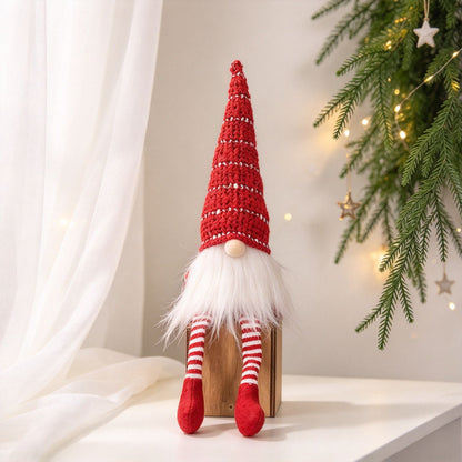 Weihnachts-Wichtel mit langen Beinen, Stoff