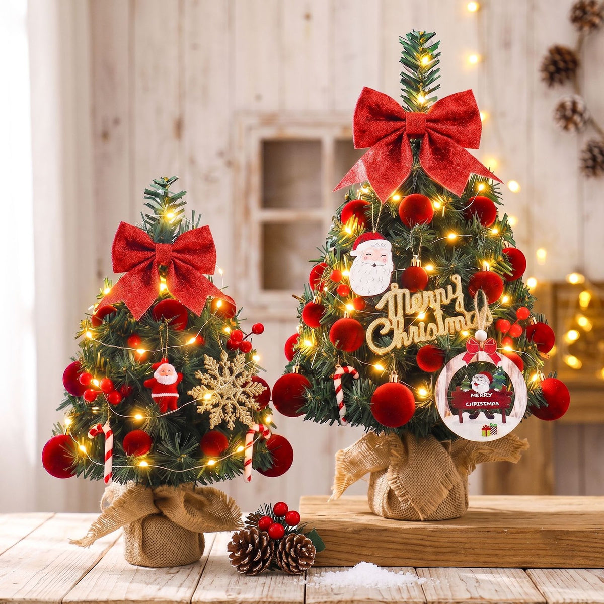 Mini-Weihnachtsbaum-Set, 45 oder 60 cm