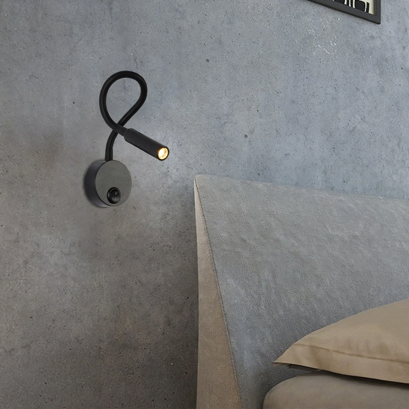 Flexible LED-Leseleuchte für das Schlafzimmer