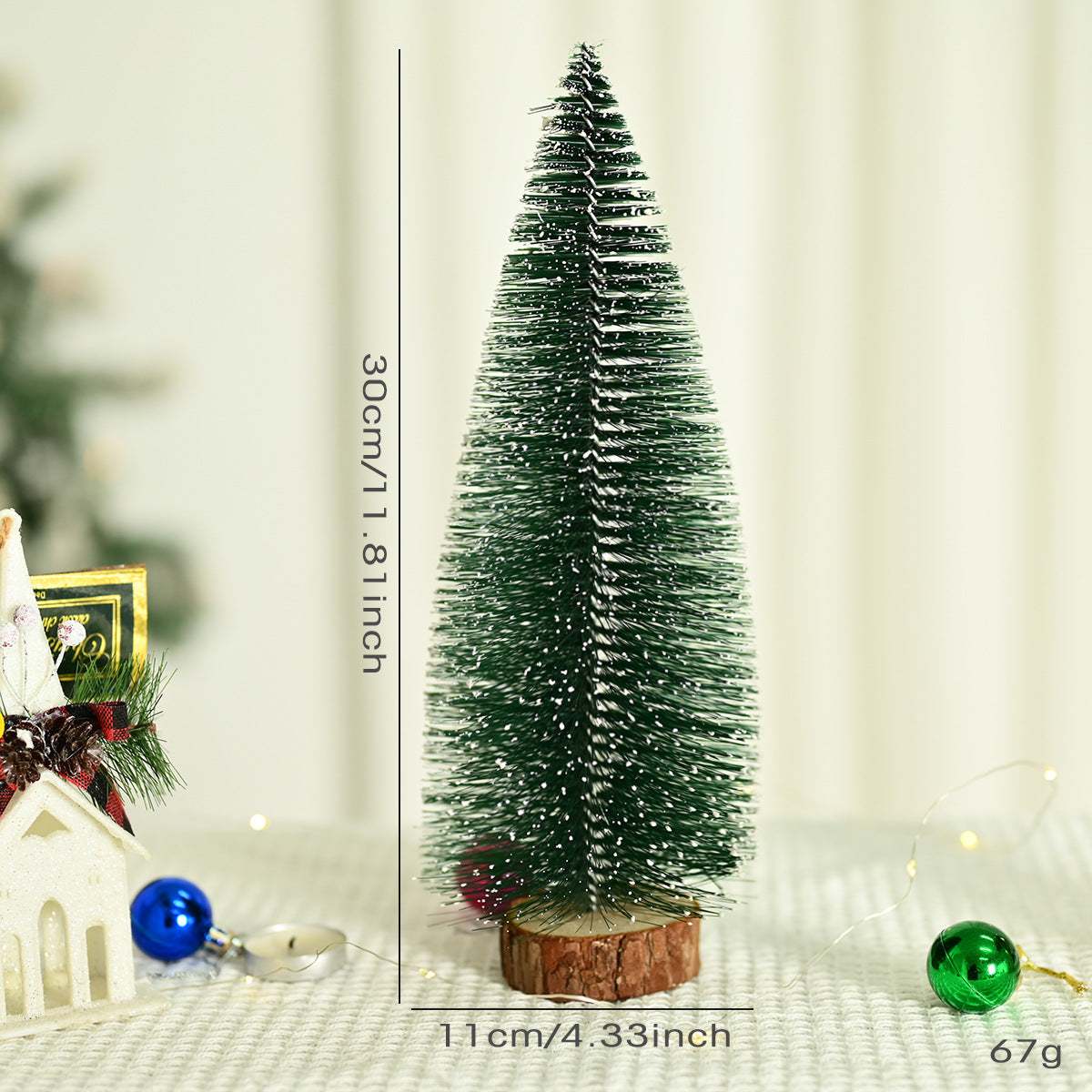 Mini-Weihnachtsbaum aus Kiefernnadeln, 30 cm