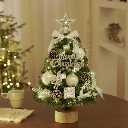 Mini-Weihnachtsbaum-Set für den Tisch