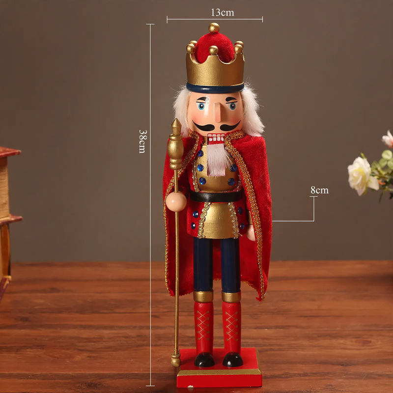 Nussknacker-Soldat, 38 cm, Holz, modern