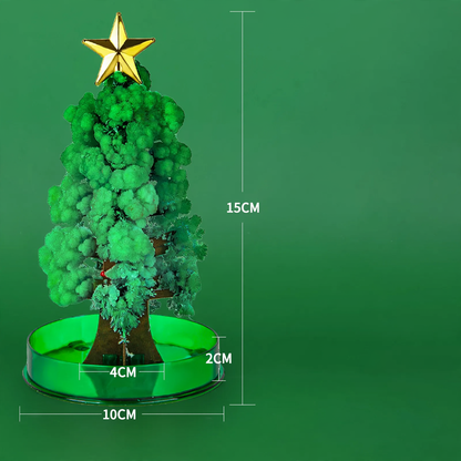 Magischer Kristall-Weihnachtsbaum zum Selberzüchten