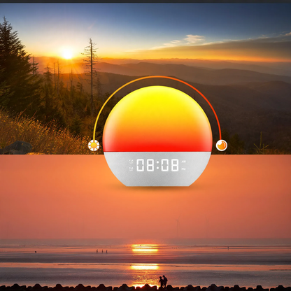 Wecklicht mit Sonnenaufgangssimulation und FM-Radio