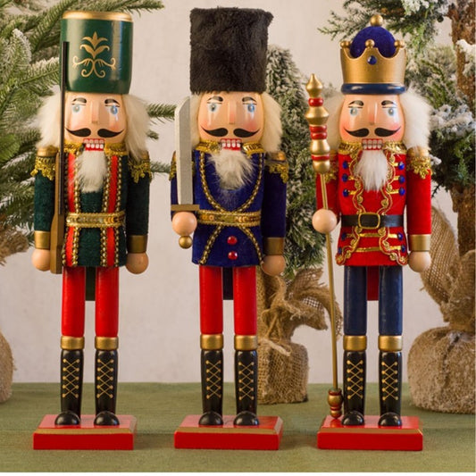Nussknacker-Set, 38 cm, 3-teilig