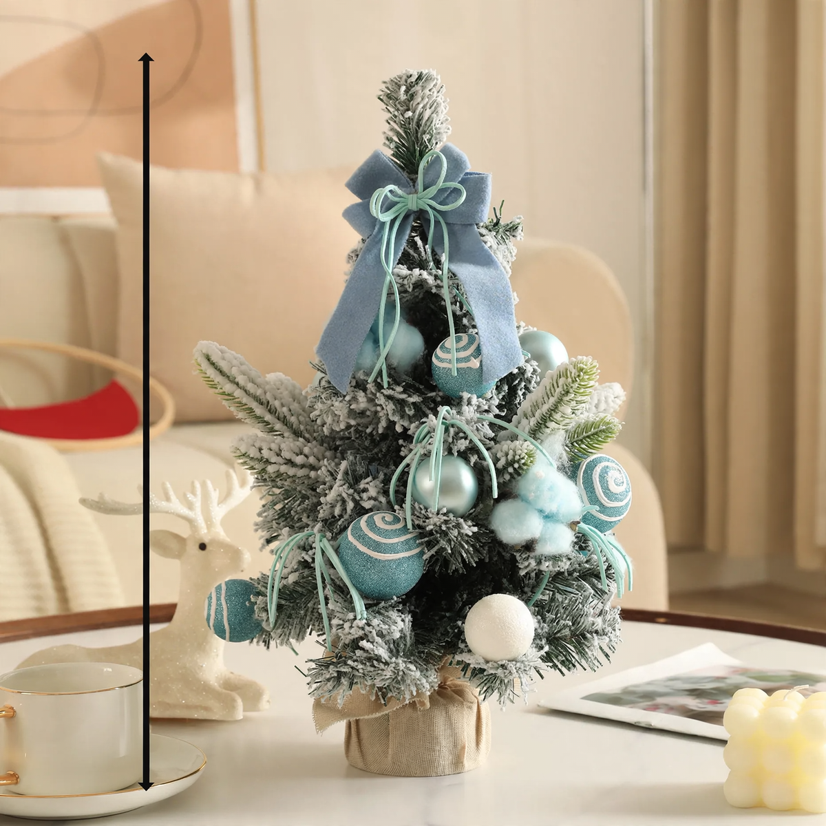 Dekorative Tisch-Weihnachtsbaum-Sets mit Beleuchtung