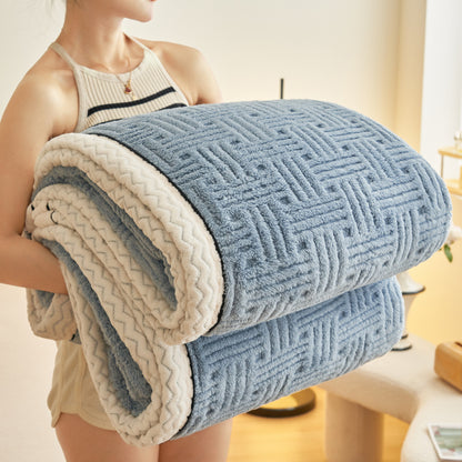 Weiche Korallenfleece-Wohndecke, verschiedene Größen