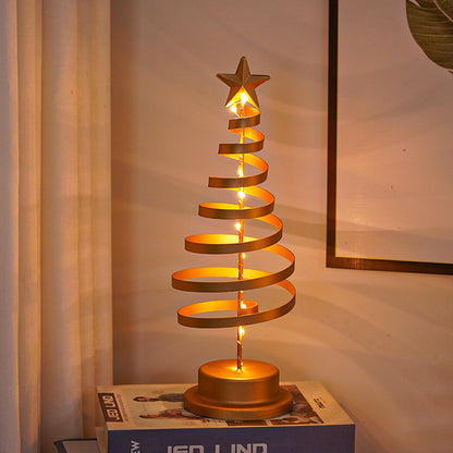 Dekorative LED-Tischleuchte aus Eisen im Weihnachtsdesign
