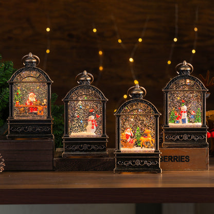 Dekorative Weihnachts-Fensterleuchte mit Musik und Licht