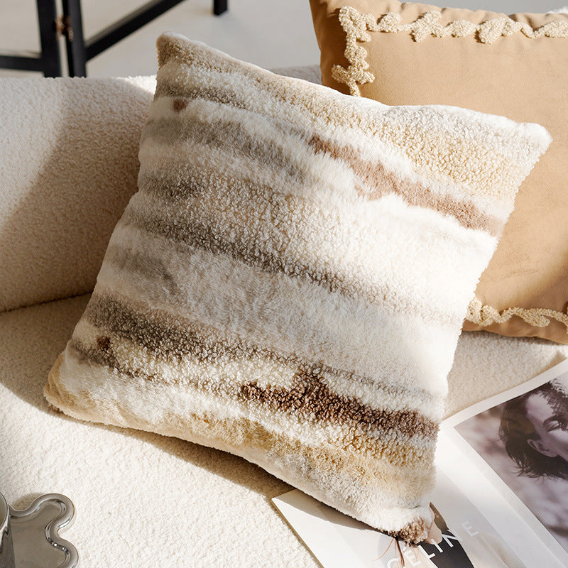 Kissenbezug Nordisch, Leinen, Punkte und Muster