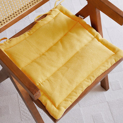 Dünnes Sitzkissen mit Rutschschutz und Blumenmuster