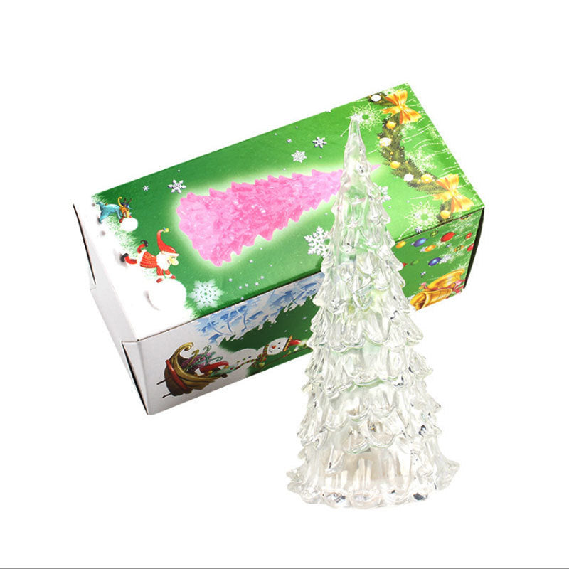 LED-Weihnachtsbaum-Nachtlicht, Acryl