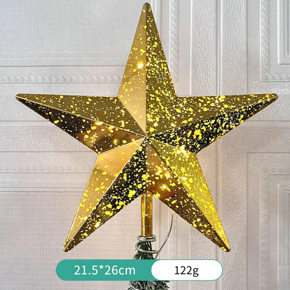 Leuchtender Stern für die Weihnachtsbaumspitze