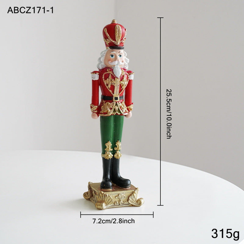 Dekorative Weihnachtsfigur aus Kunstharz