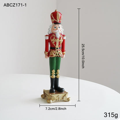 Dekorative Weihnachtsfigur aus Kunstharz