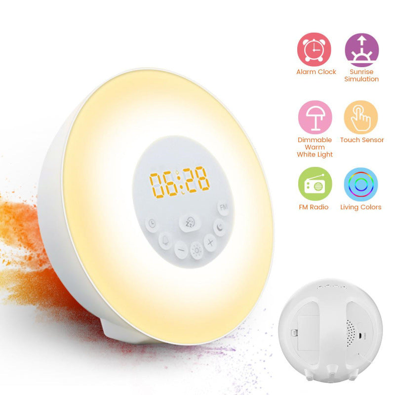 LED-Sonnenaufgangs-Wecker mit Stimmungslicht