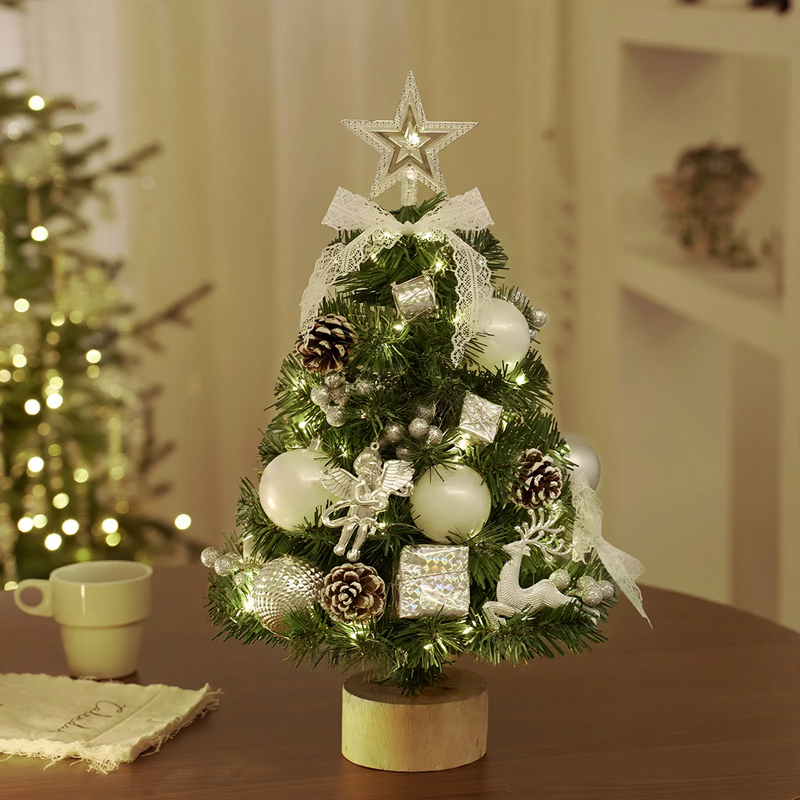 Mini-Weihnachtsbaum-Set für den Tisch, 60 cm
