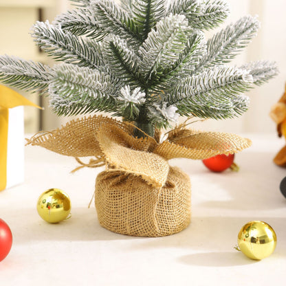 Mini-Weihnachtsbaum aus PE, 35 cm, beschneit