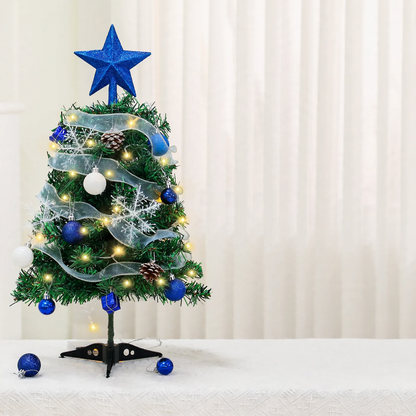 Künstlicher Mini-Weihnachtsbaum, Tischdeko, 45/60 cm