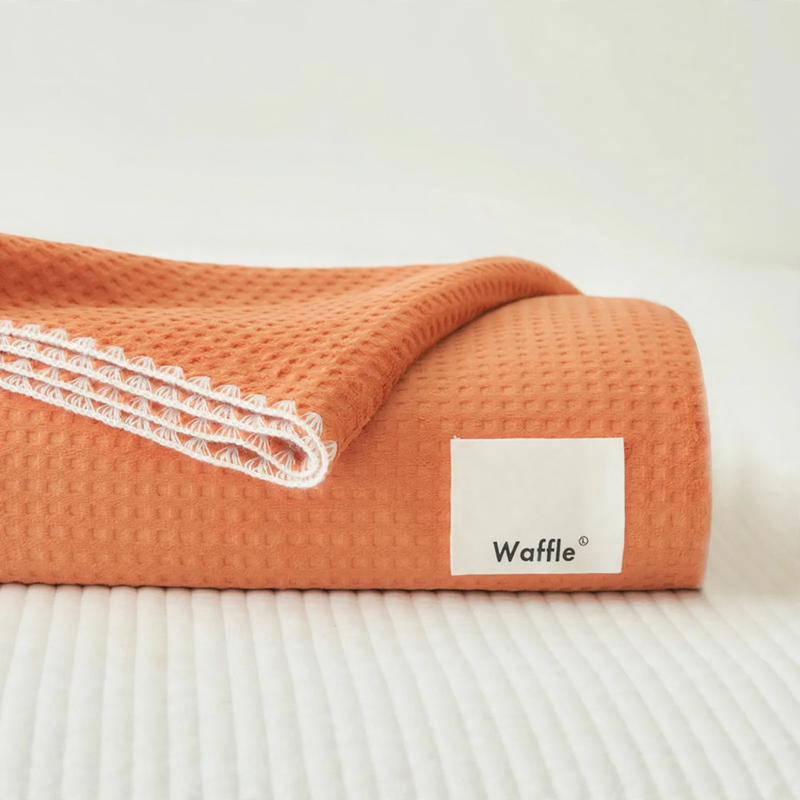 Leichte Sommer-Wohndecke, weich und atmungsaktiv