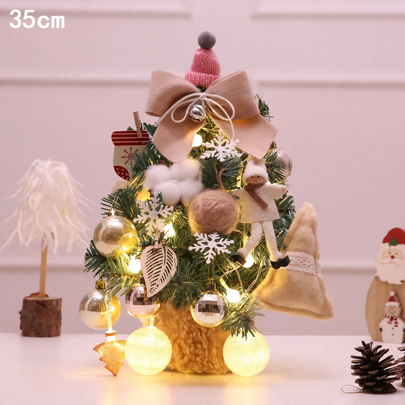 Mini-Weihnachtsbaum für den Tisch, 50 cm, inklusive Beleuchtung