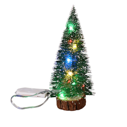 Mini-Weihnachtsbaum aus Kiefernnadeln mit LED-Beleuchtung, 40 cm