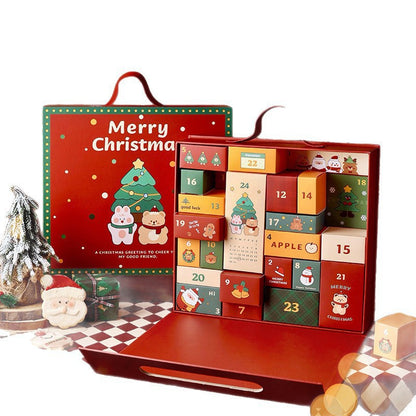 Weihnachts-Adventskalender Box, 24 Fächer