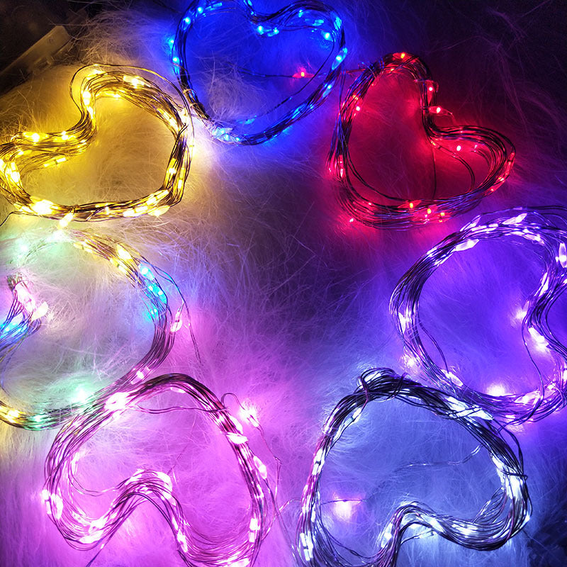 LED-Kupferdraht-Lichterkette, batteriebetrieben
