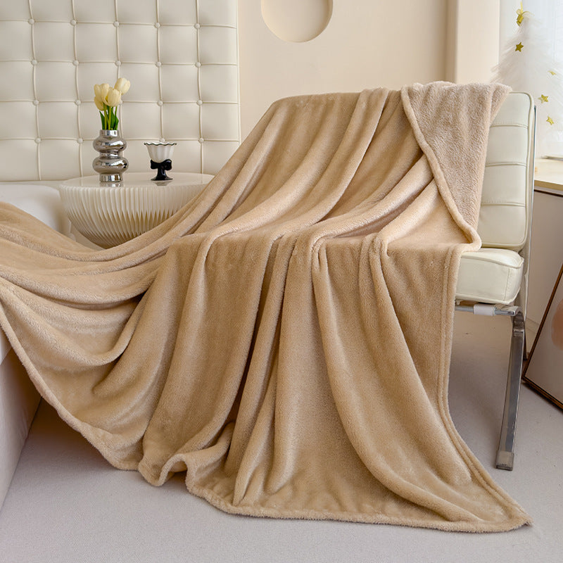 Vielseitige Kuscheldecke aus weichem Polyester