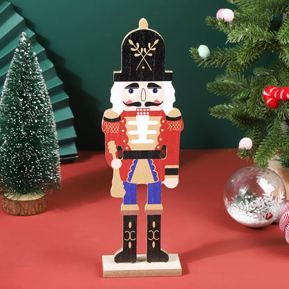 Dekorative Nussknacker-Figur aus Buchenholz